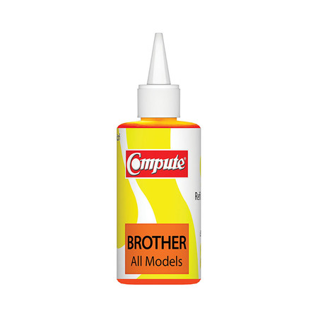 Compute หมึกเติม รุ่น Brother 120CC Yellow