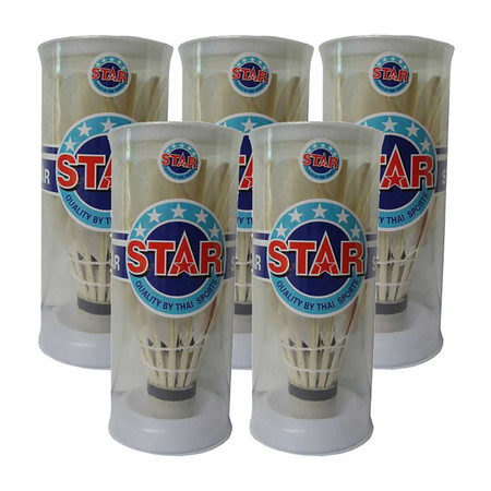 Thai Sports Shuttlecock Star YL06 3 ชิ้น จำนวน 5 แพ็ก