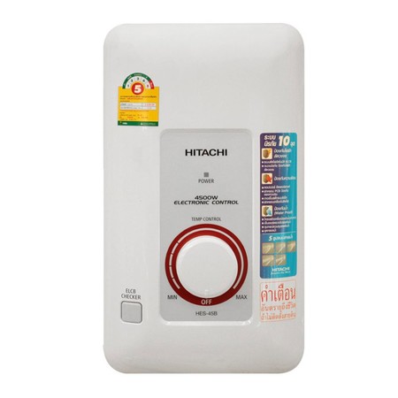 Hitachi เครื่องทำน้ำอุ่น 4500 วัตต์ รุ่น HES-45B