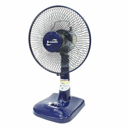 HANABISHI พัดลมตั้งโต๊ะ ขนาด 12 นิ้ว รุ่น HFA-812D Blue