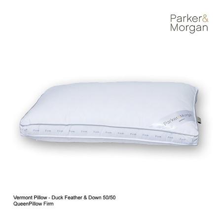 Parker & Morgan Vermont Duck Feather & Down 50/50 Pillow Queen ไซส์(นุ่มแน่น)