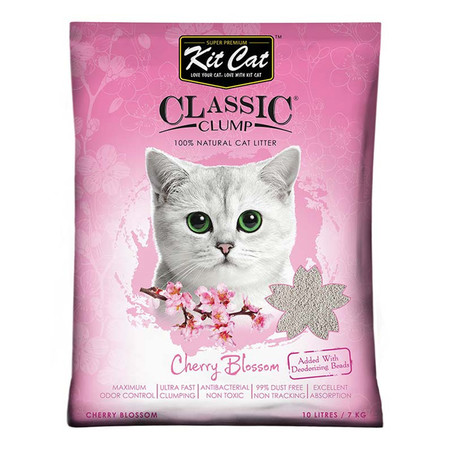 Kit Cat ทรายแมว สูตร Sakura 10 ลิตร