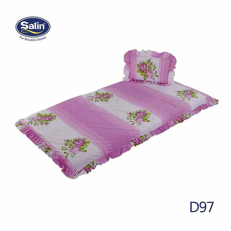 Satin ปิกนิก + หมอน ขนาด 3.5 x 6.5 ฟุต ลาย D97