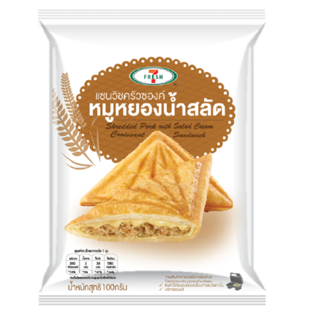 7 Fresh แซนวิชครัวซองค์หมูหยองน้ำสลัด 91 กรัม
