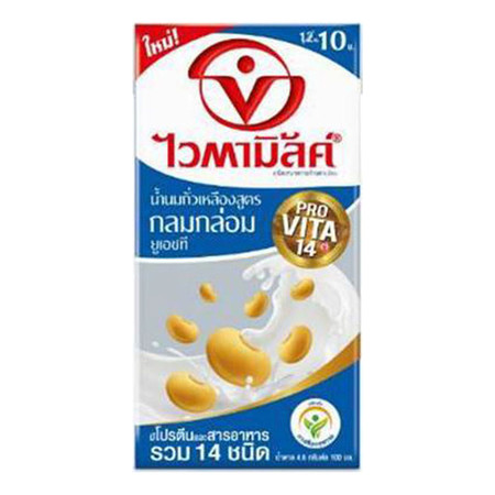 ถั่วเหลือง UHT ไวตามิลค์สูตรกลมกล่อม ด. 300 มล.