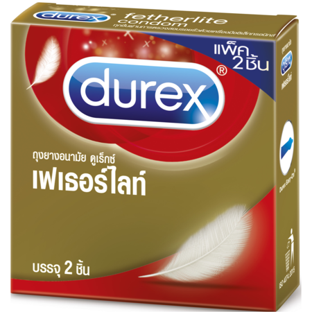 ดูเร็กซ์ถุงยางอนามัยเฟเธอร์ไลท์ 2.00 PCS.