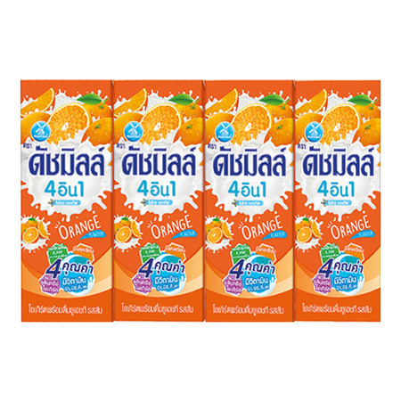 นมเปรี้ยวUHTดัชมิลส้ม(พ.4)180
