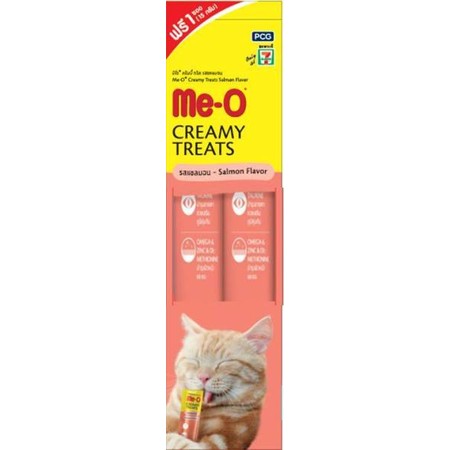 มีโอขนมแมวเลีย รสแซลมอน 15g.x 2Pcs.