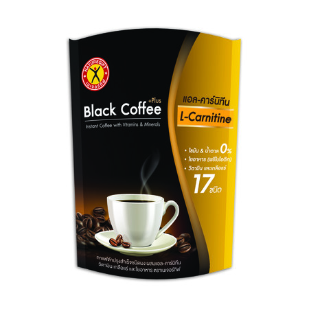 เนเจอร์กิฟกาแฟดำปรุงสำเร็จชนิดผงผสมแอลคาร์นิทีน แพ็ค 5 ซอง