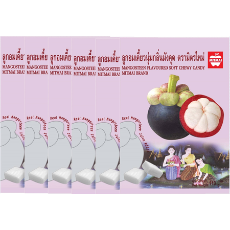 ลูกอมเคี้ยวนุ่มมิตรใหม่มังคุด แพ็ก 6 ชิ้น 660 กรัม