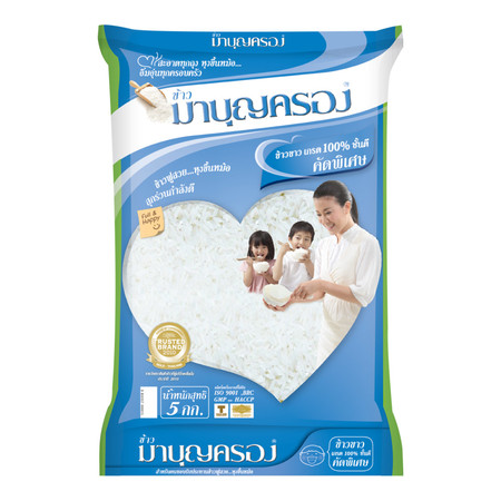มาบุญครอง ข้าวขาว 100% 5 กิโลกรัม