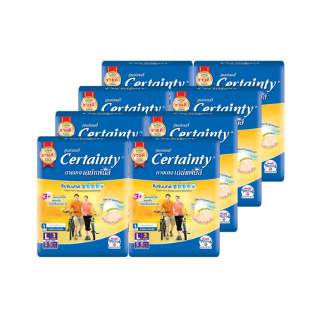 กางเกงผ้าอ้อมผู้ใหญ่เซอร์เทนตี้เดย์แพ้นส์L3 (จำนวน 8 แพ็ก รวม 24 ชิ้น)