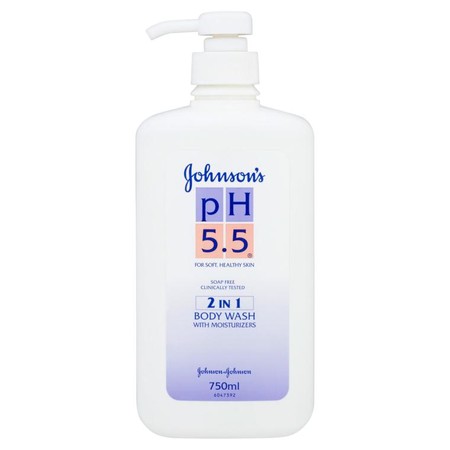 จอห์นสัน ครีมอาบน้ำ pH5.5 2อิน1 วอช 750 มล.