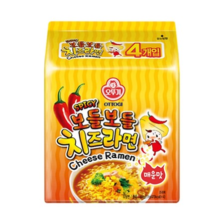 โอโตกิราเมง รสสไปซี่ชีส 111 กรัม แพ็ก 4 ซอง