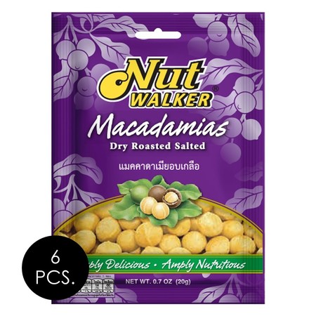 นัทวอล์คเกอร์ มะม่วงหิมพานต์อบเกลือ 35 กรัม แพ็ก 6 ชิ้น