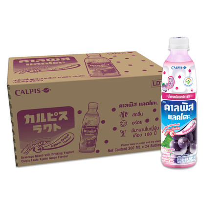 คาลพิสแลคโตะ รสองุ่นเคียวโฮ 300 มล. (ยกลัง 24 ขวด)
