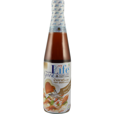 ตรากู๊ดไรฟ์ น้ำปลาแท้ สูตรลดเกลือ 40% 500 มิลลิลิตร