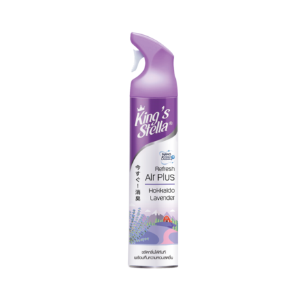 คิงสเตล่าสเปรย์ปรับอากาศ Refresh Air Plus กลิ่น HokkaidoLavender 300ml.