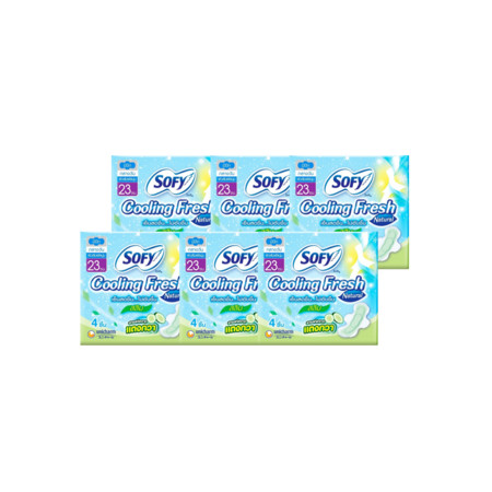 โซฟี คูลลิ่งเฟรชเนเชอรัลสลิม 23ซม. 6แพ็ก (จำนวน 24 ชิ้น)
