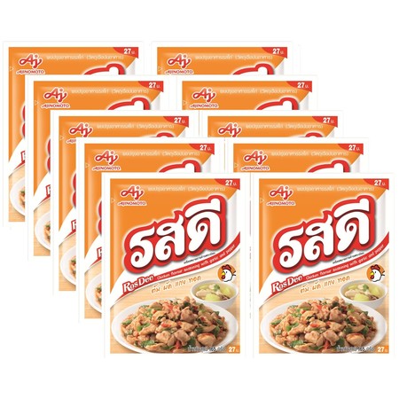 รสดีซุปผงรสไก่ 165 กรัม แพ็ก 10