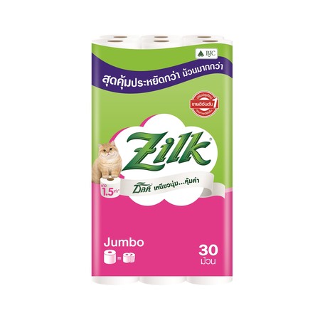 ซิลค์ จัมโบ้ กระดาษชำระ 30 ม้วน