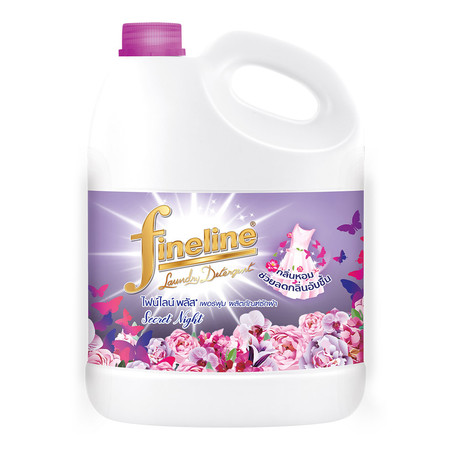 ไฟน์ไลน์พลัส ซักผ้า แกลลอน สีม่วง 3,000 มล.