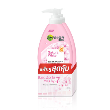 การ์นิเย่ บอดี้โลชั่นซากุระไวท์เซรั่ม 400 มล.x2