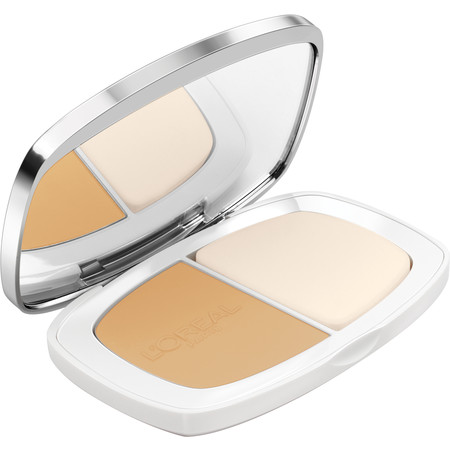 ลอรีอัล ปารีส ทรูแมช อีเว่น เพอร์เฟ็คติ้ง พาวเดอร์ ฟาวน์เดชั่น SPF32/PA+++ แป้งผสมรองพื้น เฉด G4 โกลด์ เบจ 8 กรัม