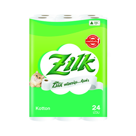 ซิลค์ คอตตอน กระดาษชำระ 24 ม้วน