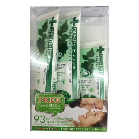 ยาสีฟันเดนทิสเต้เซ็ต (90gx2 ฟรี50g)