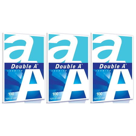 กระดาษ A4 80แกรม(DOUBLE A) แพ็ก3