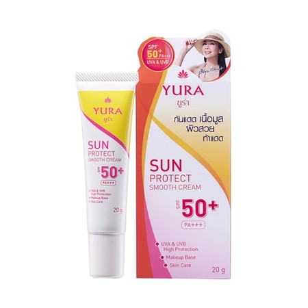 ยูร่าครีมกันแดด ซันโพรเทค สมูท SPF50+ 20กรัม