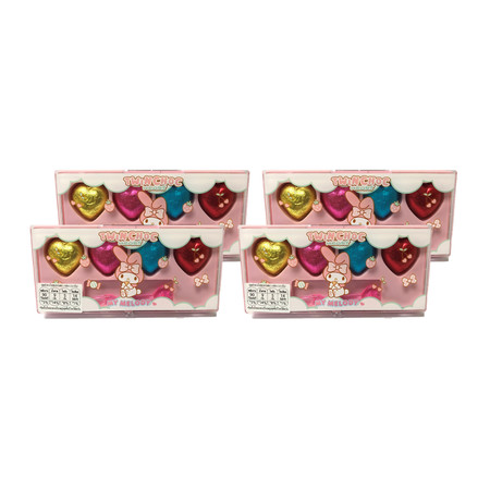 ทวินช็อกฮาร์ท ช็อกโกแลตอายแชโดว์ 16 กรัม แพ็ก 4 ชิ้น
