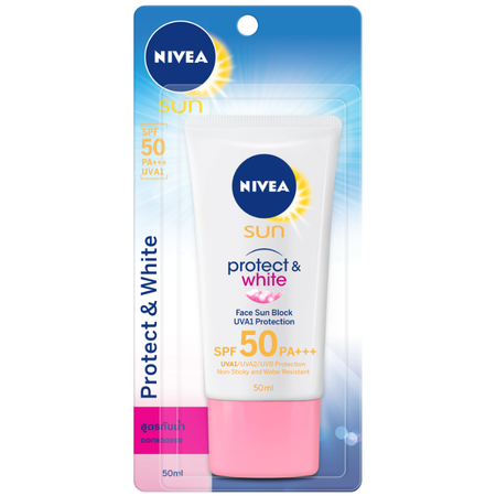 นีเวีย โลชั่นซันโพรเท็ค&ไวท์ เฟซ SPF50 50 มิลลิลิตร