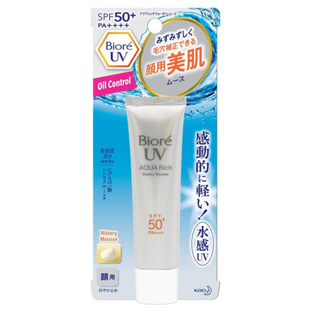 บิโอเร ครีมกันแดดยูวีอะควาริชวอเตอร์รีมูส SPF50+ 33 กรัม