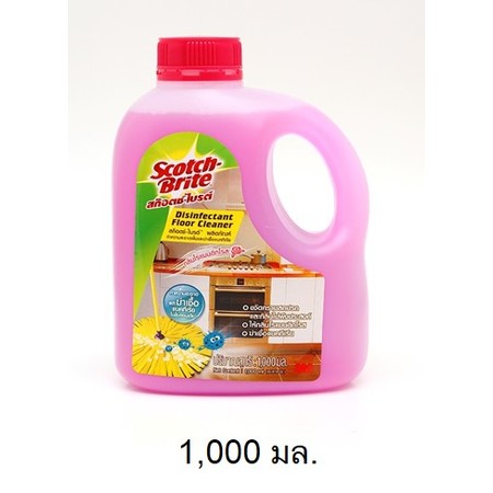 สก๊อตไบรต์ทำความสะอาดพื้นโรแมนติกโรส1000มล