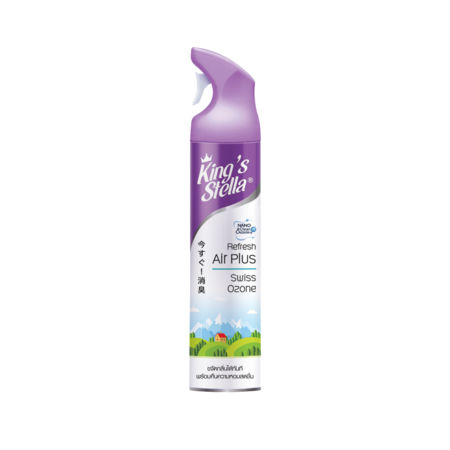 คิงสเตล่าสเปรย์ปรับอากาศ Refresh Air Plus กลิ่น Swiss Ozone 300ml.