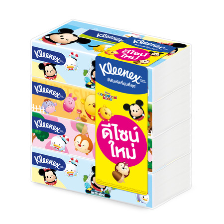 กระดาษ คลีเน็กซ์ ดิสนีย์ ซอฟท์บ๊อกซ์ 115S แพ็ก4