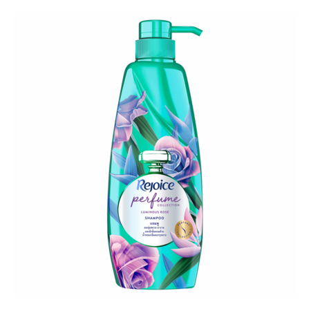 รีจอยส์ แชมพูพาร์ฟูมลูมินัสโรส (ม่วง) 450 มล.