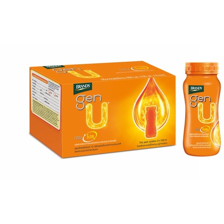 แบรนด์เจนยู โปร 100 มิลลิลิตร (แพ็ก 8 ขวด)