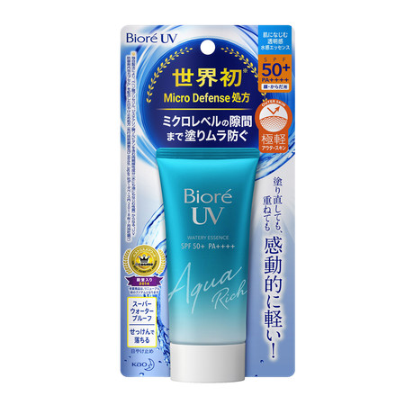 บิโอเร เอสเซ้นส์กันแดดยูวีอะควาริชวอเตอร์รีSPF50+ 50 กรัม