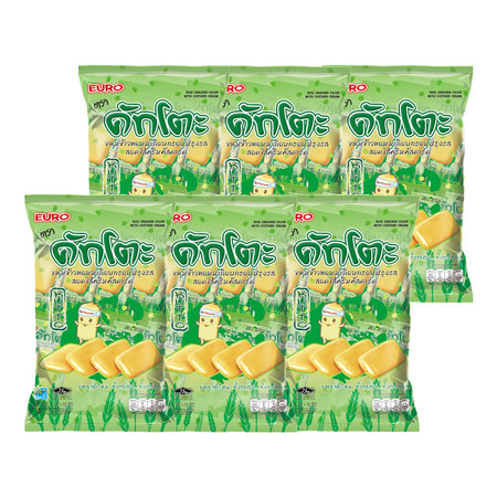 คัทโตะ ข้าวอบกรอบสอดไส้คัสตาร์ด 70กรัม(แพ็ก6)