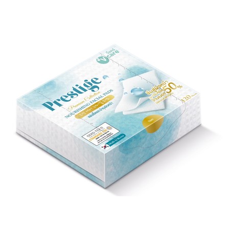 วีแคร์ แผ่นเช็ดและบำรุงผิวหน้า 120 แผ่น