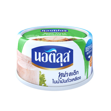 นอติลุสทูน่าสเต็กในน้ามันถั่วเหลือง 170 กรัม