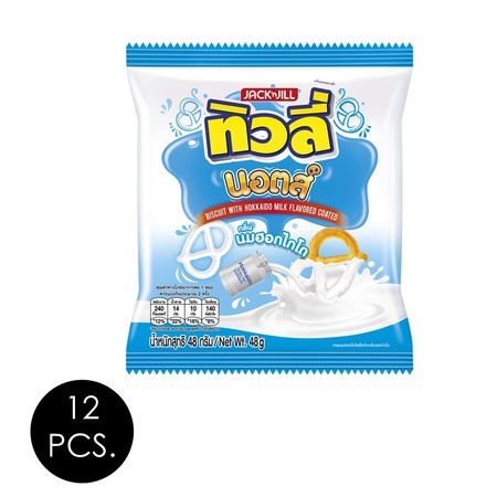 ทิวลี่นอตส์ กลิ่นนมฮอกไกโด 48 กรัม (แพ็ก 12 ชิ้น)