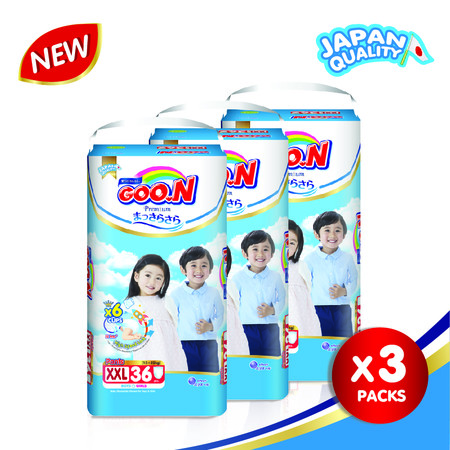 กูนน์พรีเมี่ยม ซุปเปอร์จัมโบ้ แพ้นท์ XXL 36 ชิ้น ยกลัง3แพ็ก