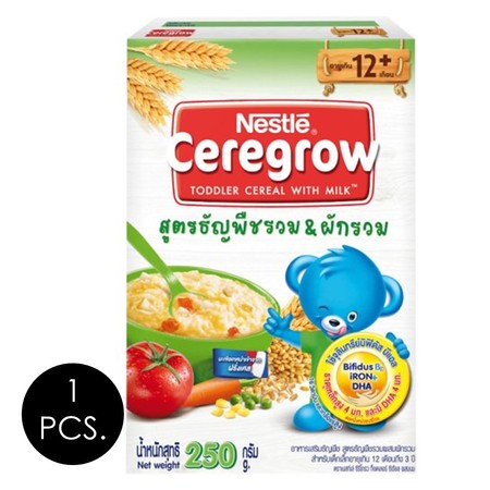 เนสท์เล่ซีรีโกรวธัญพืชผสมผักรวม 250 กรัม