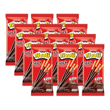 ทิวลี่สติ๊กรสช็อกโกแลต20กรัมแพ็ก12