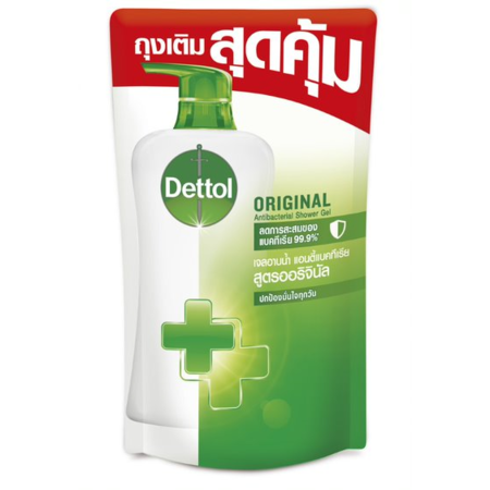 เดทตอลเจลอาบน้ำ ออริจินัล ชนิดถุงเติม 400 กรัม