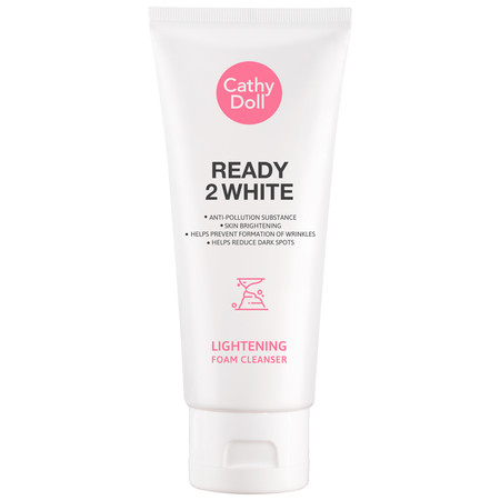 Cathy Doll เรดี้ทูไวท์ ไลท์เทนนิ่งโฟมคลีนเซอร์ 100ml (EXP)